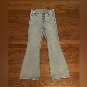 American Eagle Outfitters Light Wash Flare Jeans